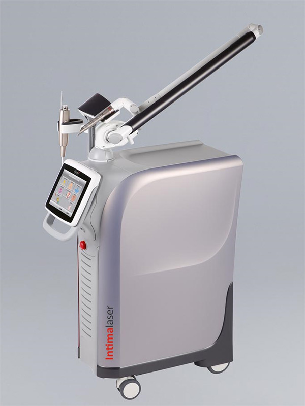 膣や外陰部にレーザーを照射